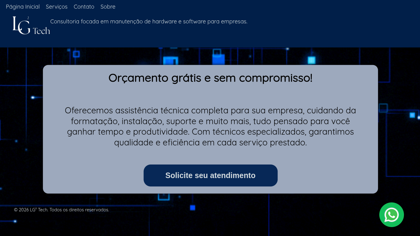 Imagem do site feito para alura